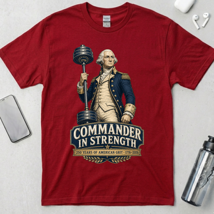 Commander in Strength Washington T-Shirt