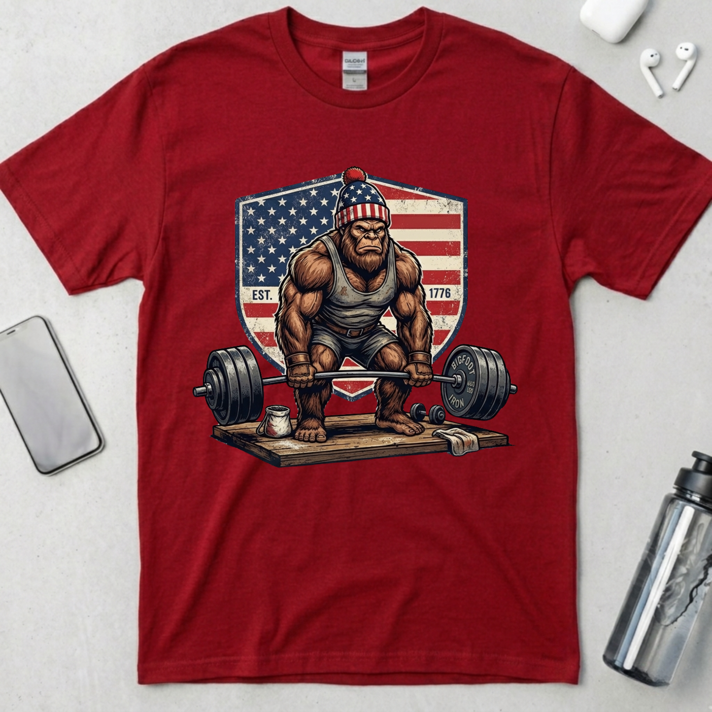 Bigfoot Built America T-Shirt