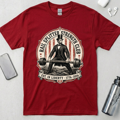 Rail Splitter Strength Club Lincoln T-Shirt
