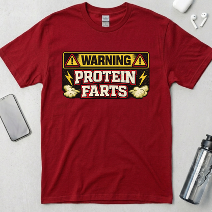 Warning Protein Farts T-Shirt
