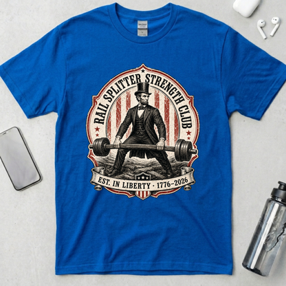 Rail Splitter Strength Club Lincoln T-Shirt