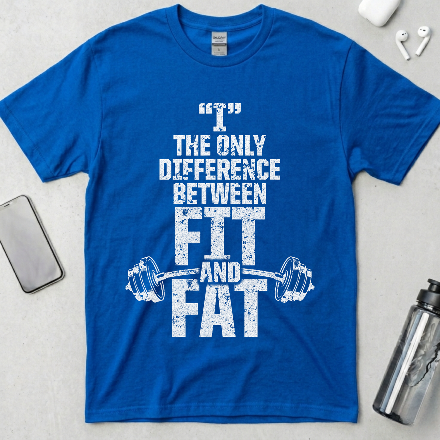 Difference Between Fit and Fat T-Shirt