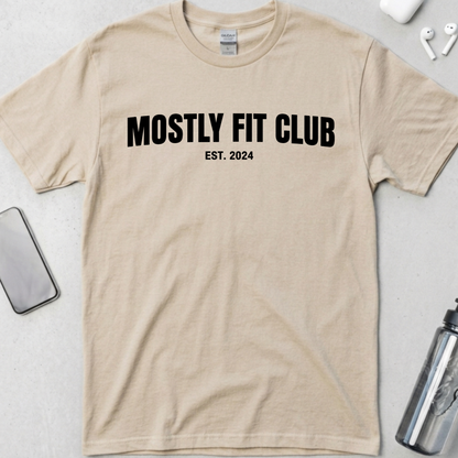 Mostly Fit Club Classic Logo T-Shirt