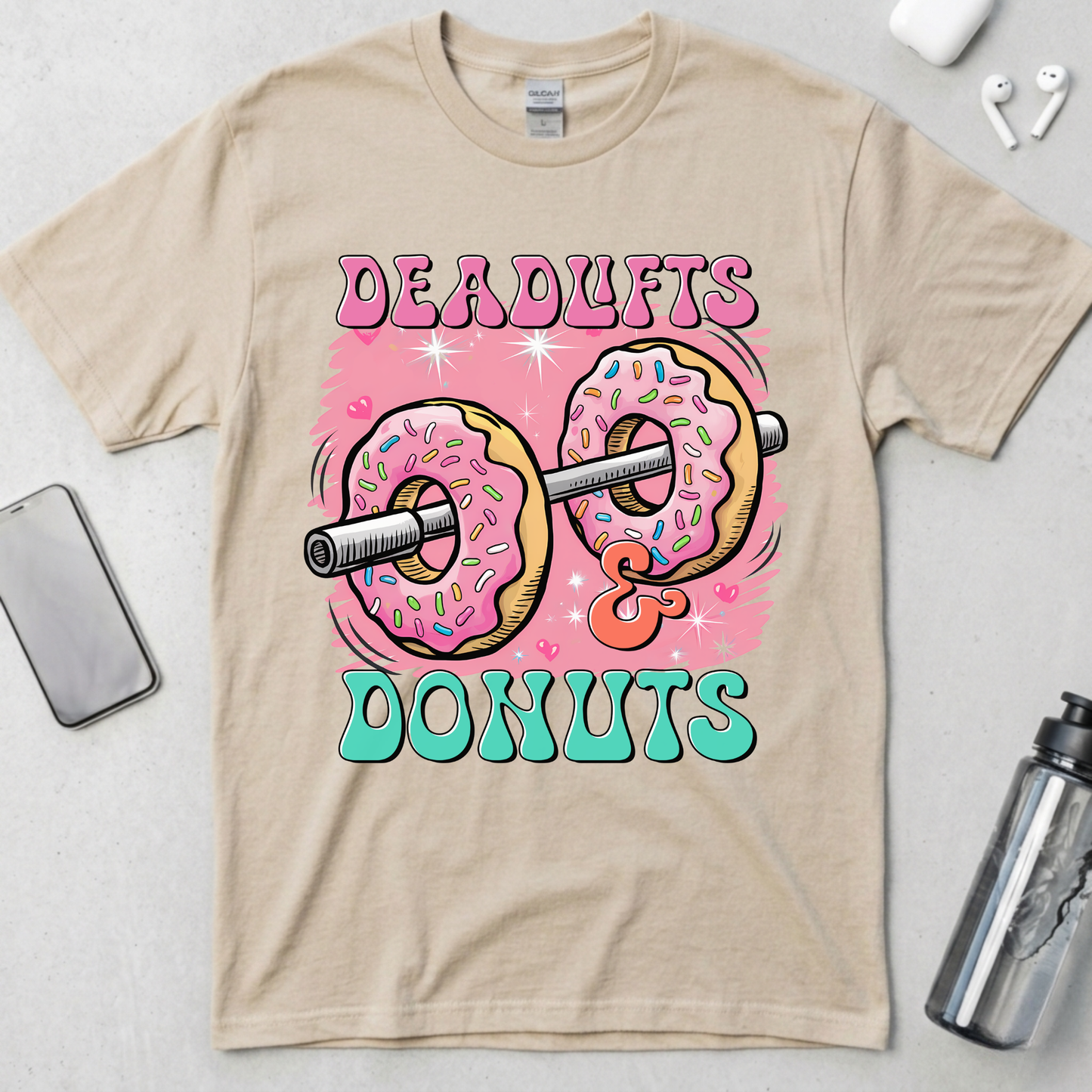 Deadlifts & Donuts T-Shirt