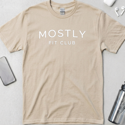 Mostly Fit Club Minimalist T-Shirt