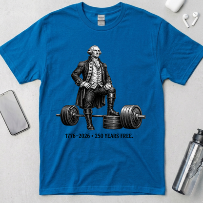 Washington Barbell Hero Pose T-Shirt