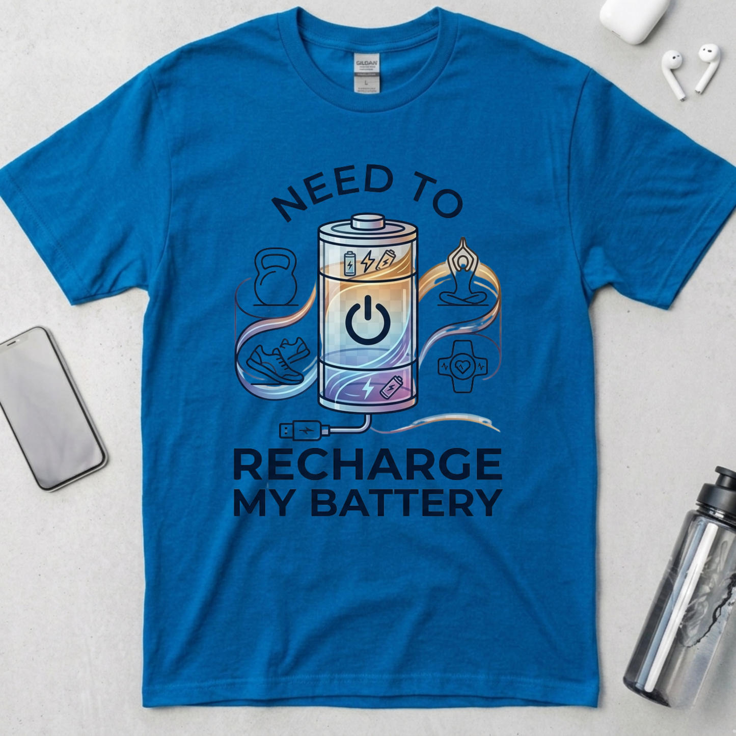 Need To Recharge My Battery Tee