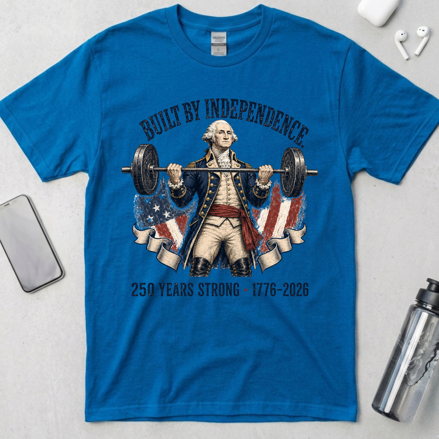 Built by Independence Washington Curl T-Shirt