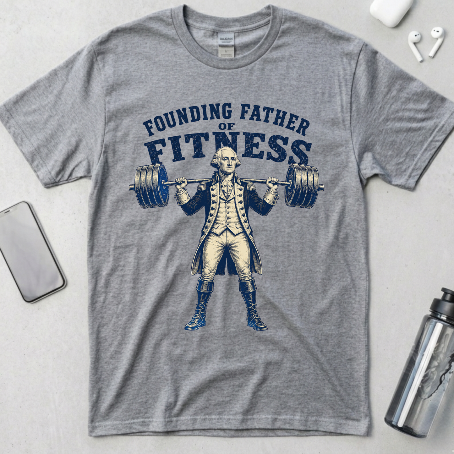 Founding Father of Fitness Washington T-Shirt