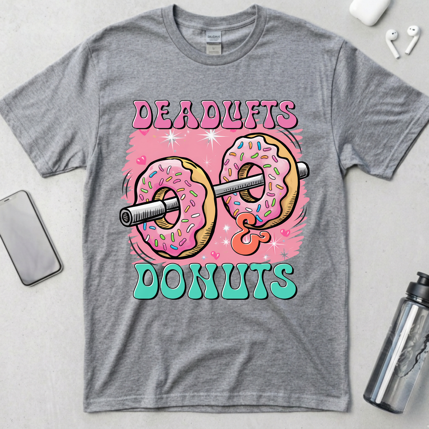 Deadlifts & Donuts T-Shirt