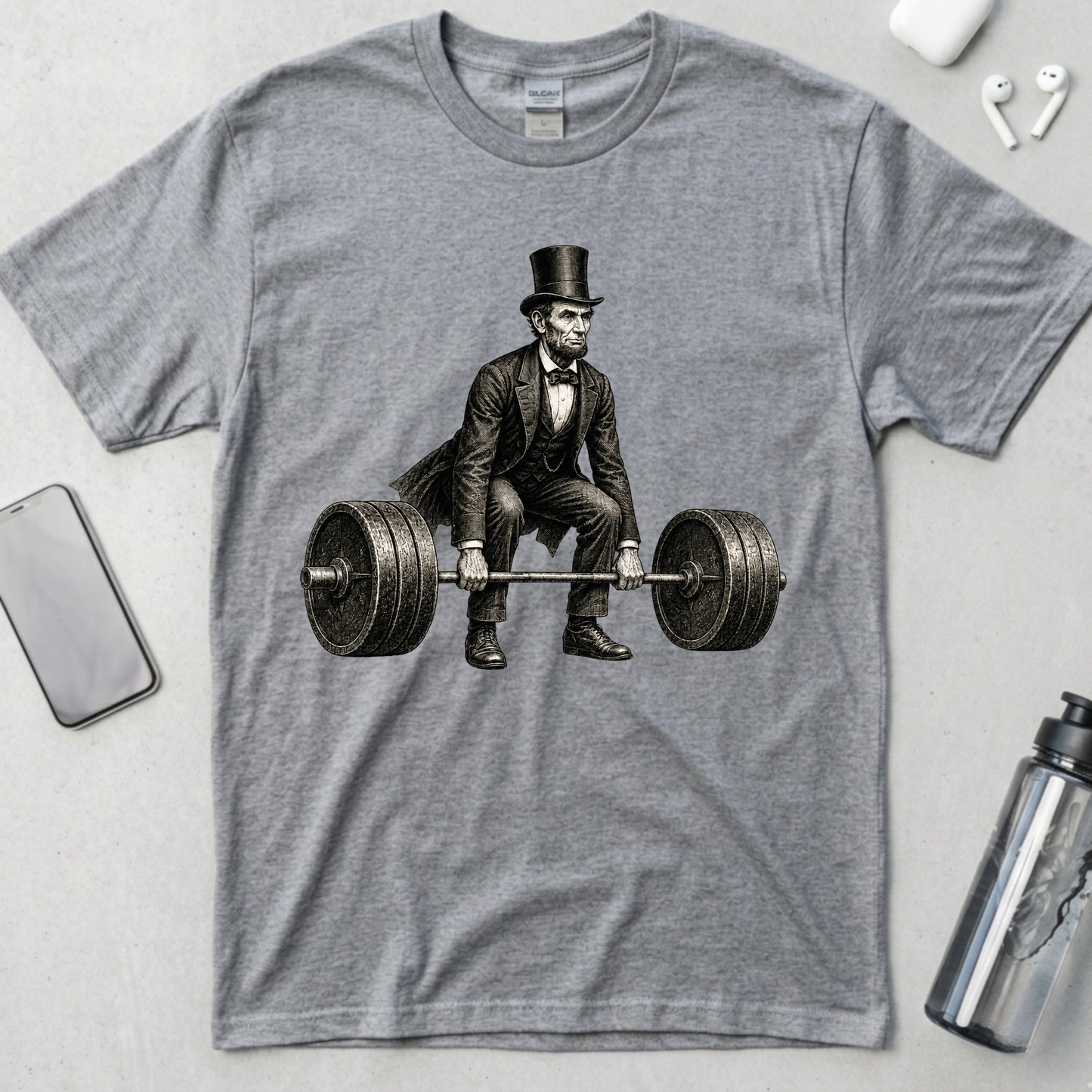 Honest Abe Heavy Deadlift T-Shirt