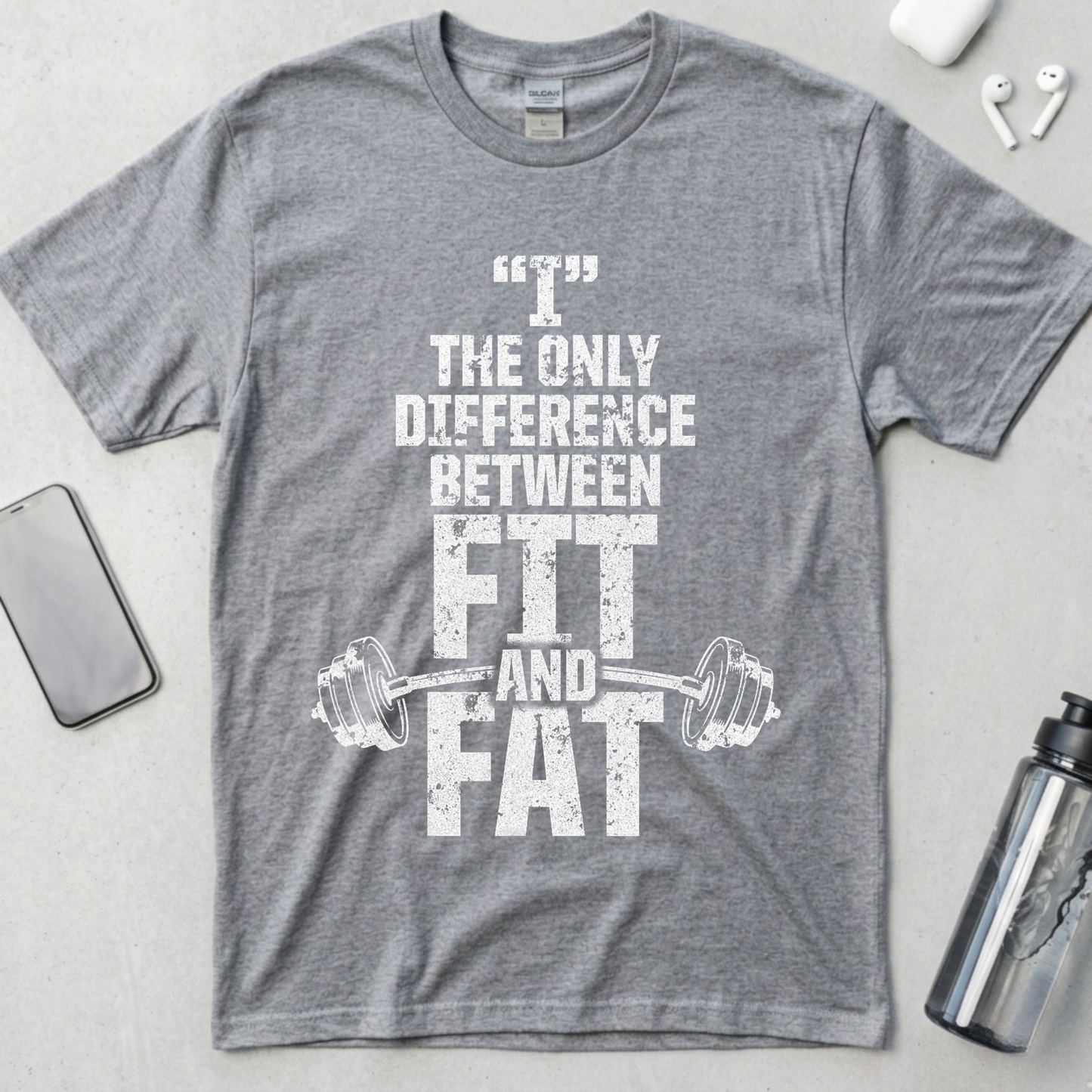 Difference Between Fit and Fat T-Shirt