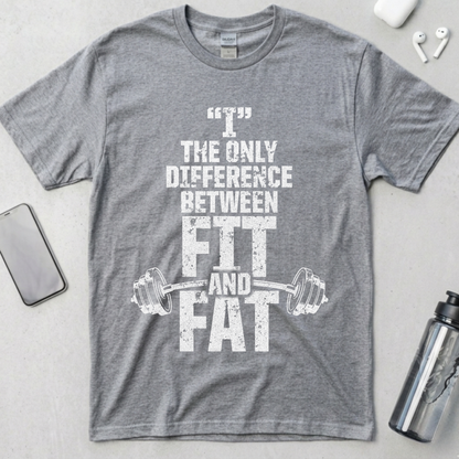 Difference Between Fit and Fat T-Shirt