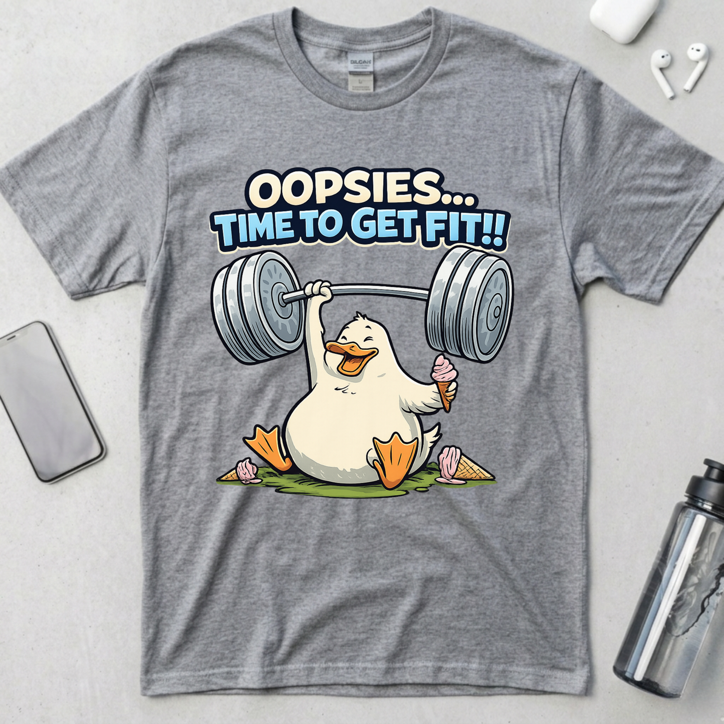 Oopsies Time To Get Fit! T-Shirt