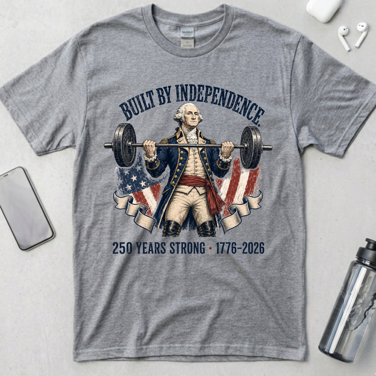 Built by Independence Washington Curl T-Shirt