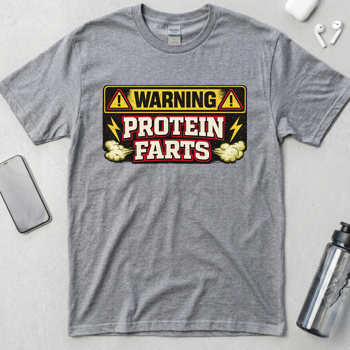 Warning Protein Farts T-Shirt