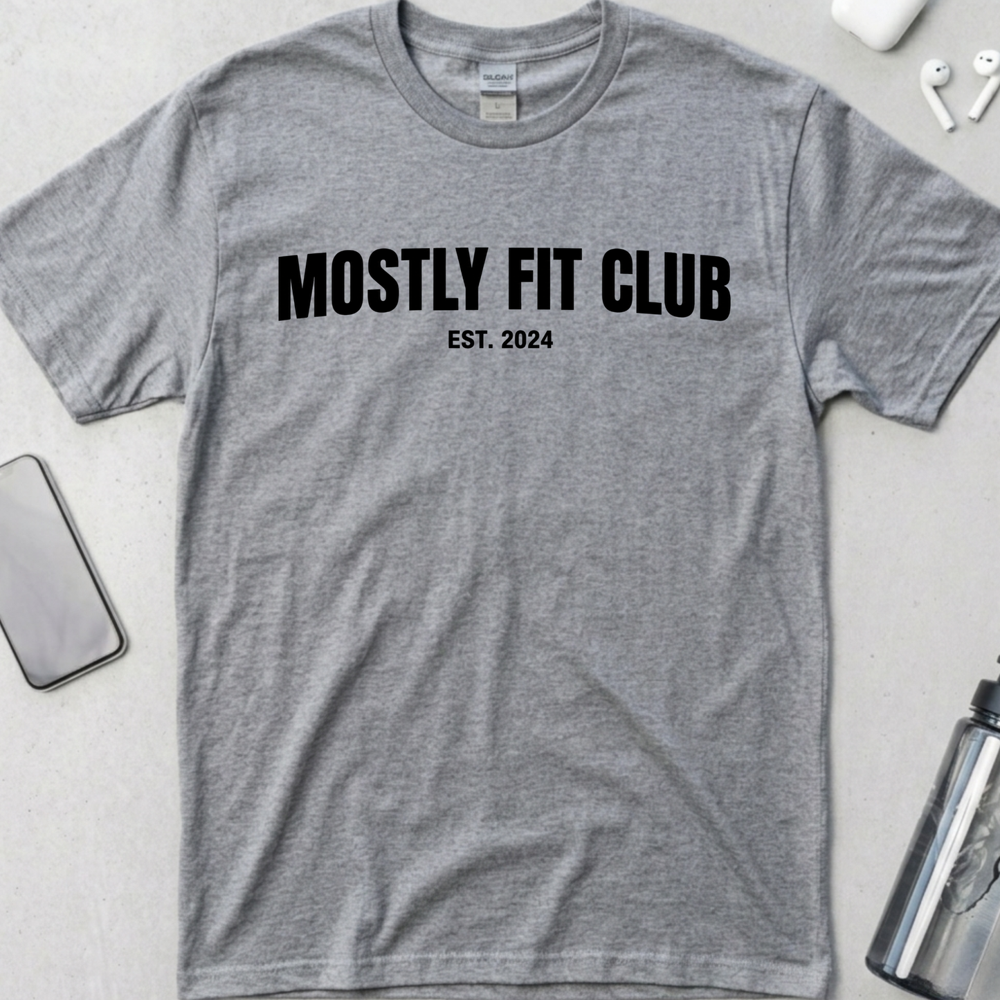 Mostly Fit Club Classic Logo T-Shirt