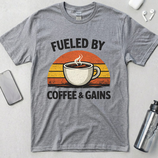Fueled By Coffee & Gains T-Shirt