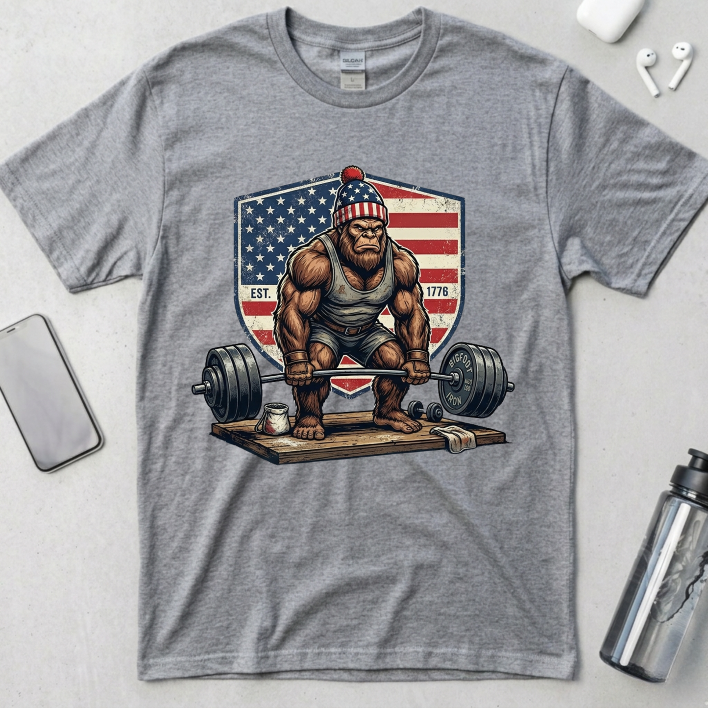 Bigfoot Built America T-Shirt