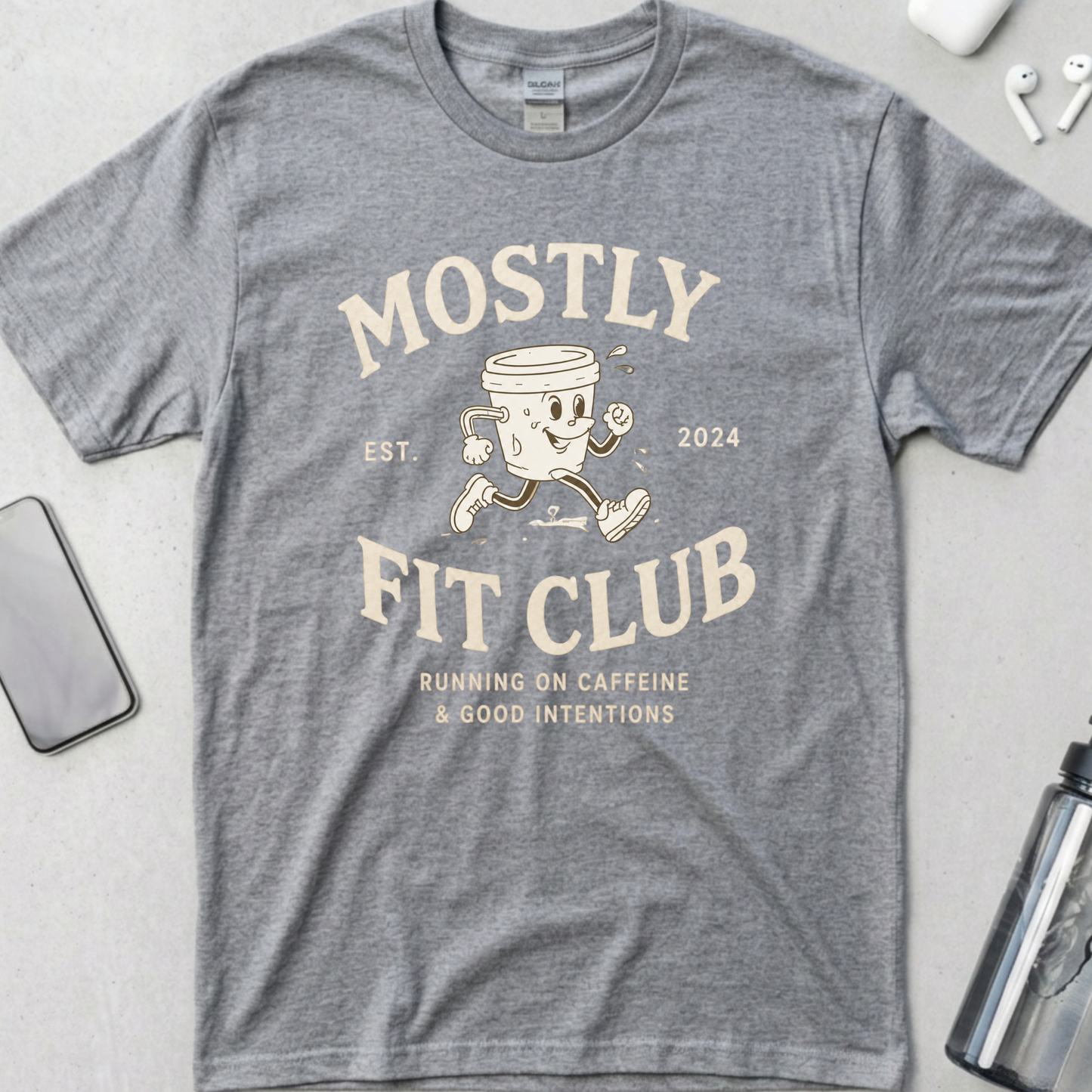 Mostly Fit Coffee Club T-Shirt