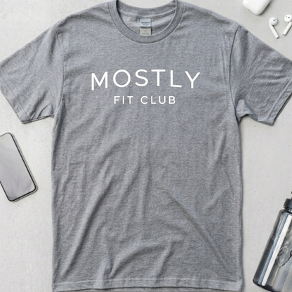 Mostly Fit Club Minimalist T-Shirt