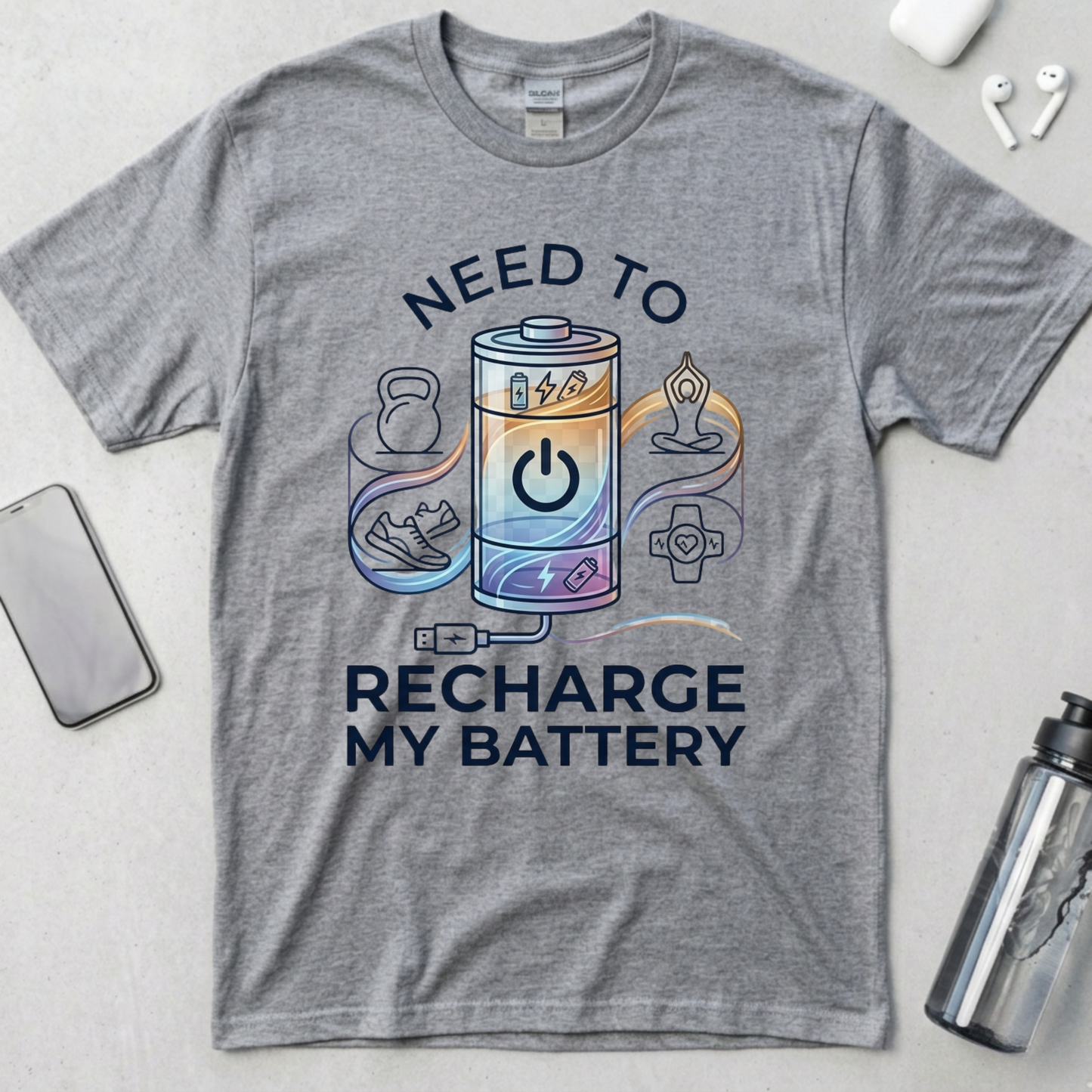 Need To Recharge My Battery Tee