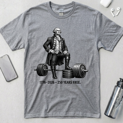 Washington Barbell Hero Pose T-Shirt