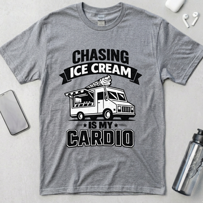 Chasing Ice Cream Is My Cardio T-Shirt