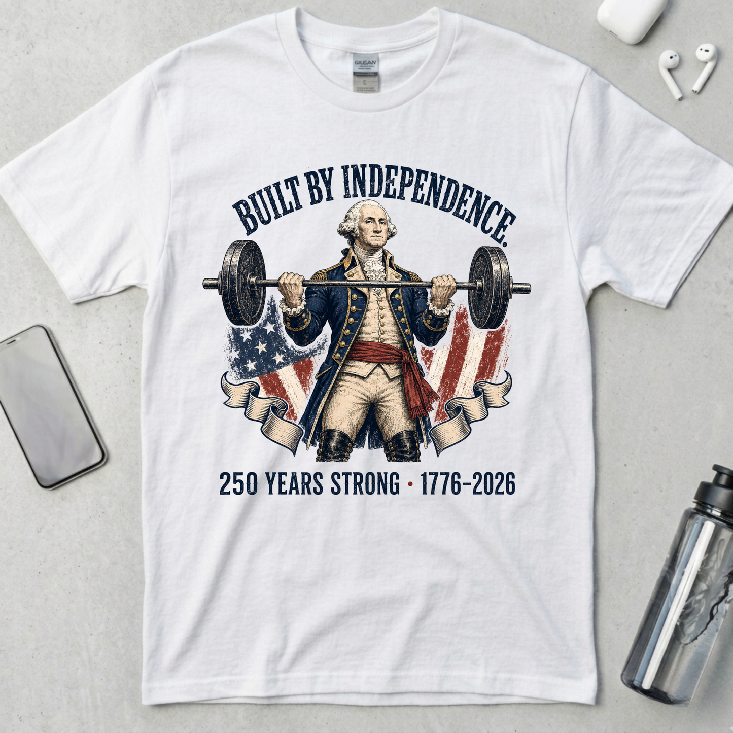 Built by Independence Washington Curl T-Shirt