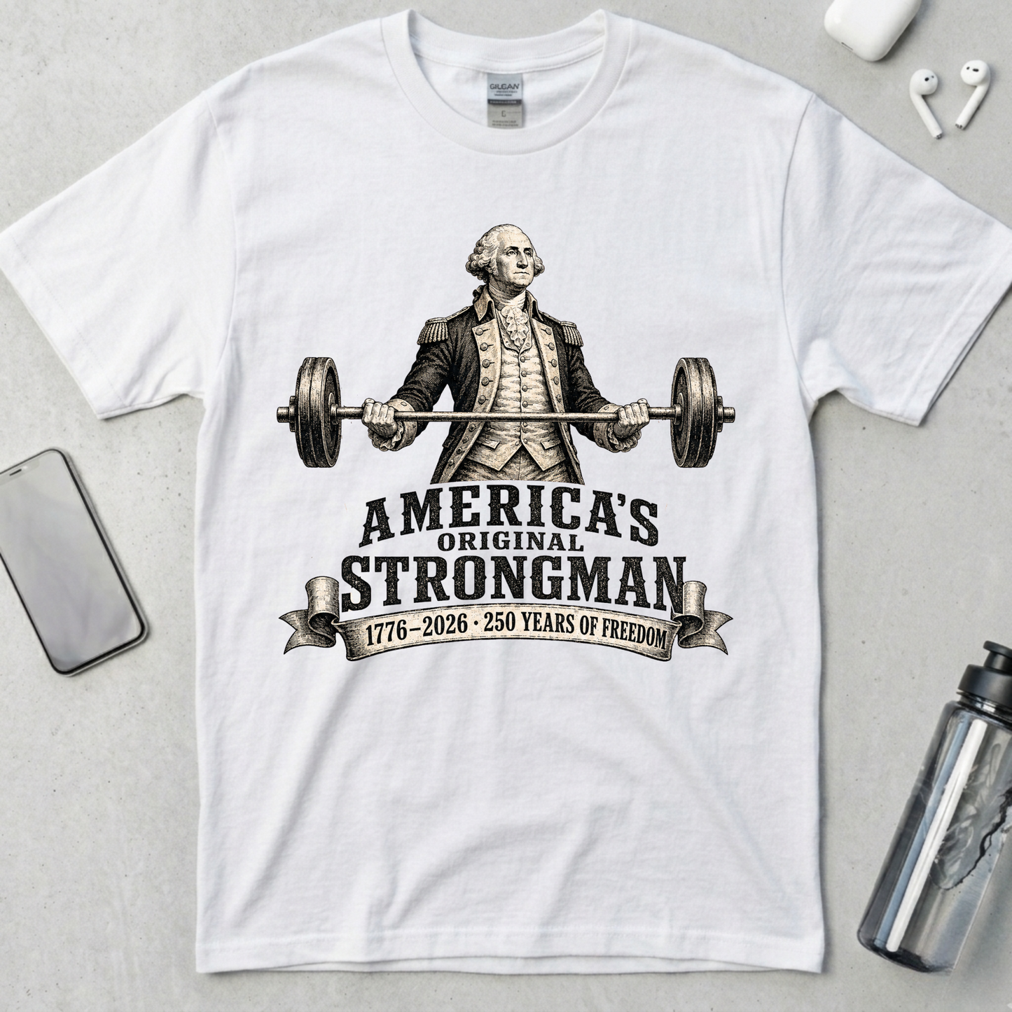 America’s Original Strongman Washington T-Shirt