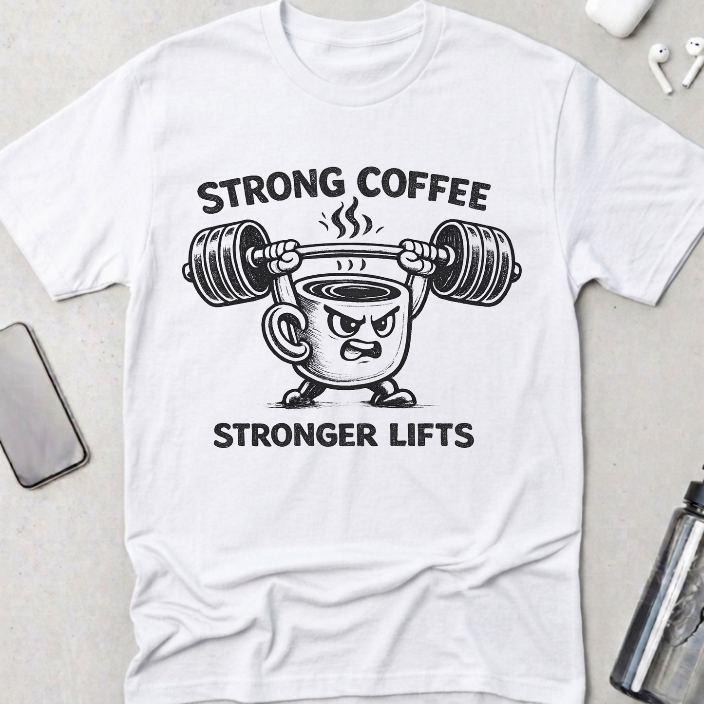 Strong Coffee Stronger Lift T-Shirt