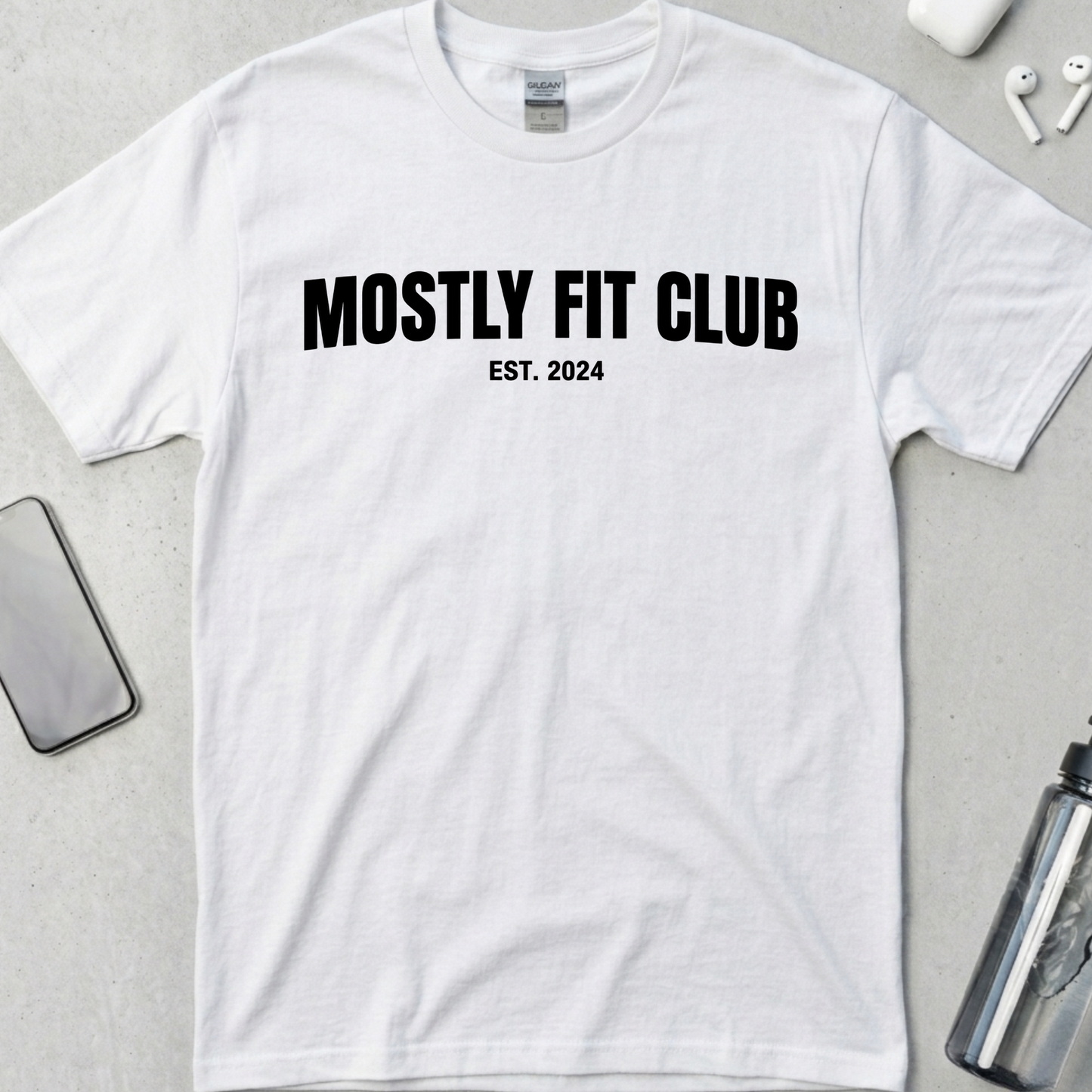 Mostly Fit Club Classic Logo T-Shirt
