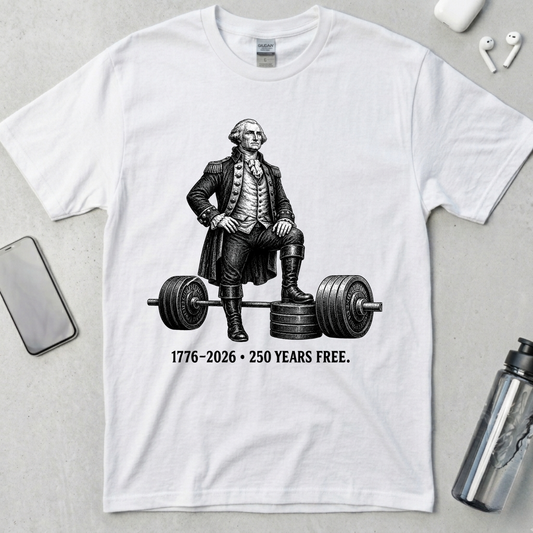 Washington Barbell Hero Pose T-Shirt
