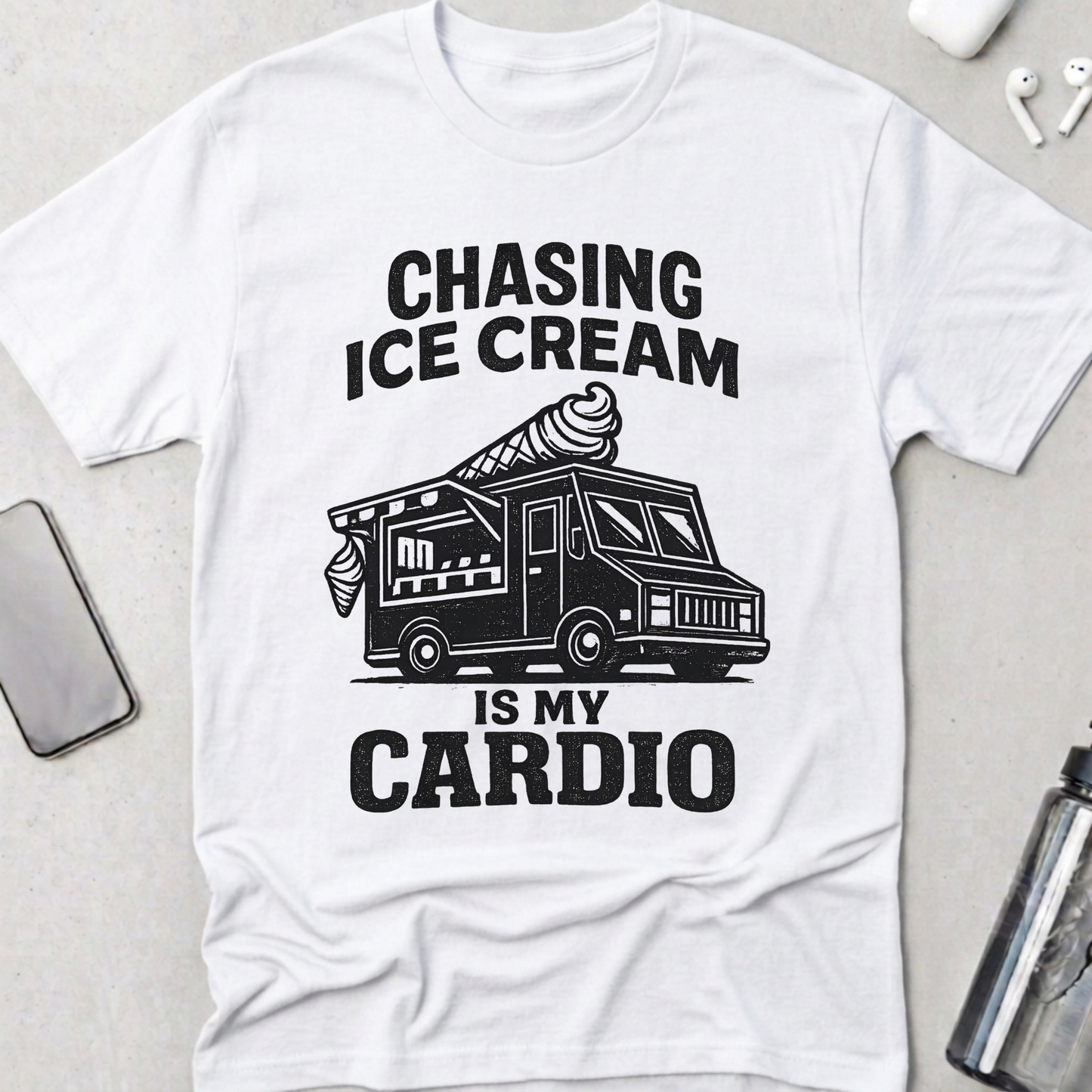 Chasing Ice Cream Cardio T-Shirt