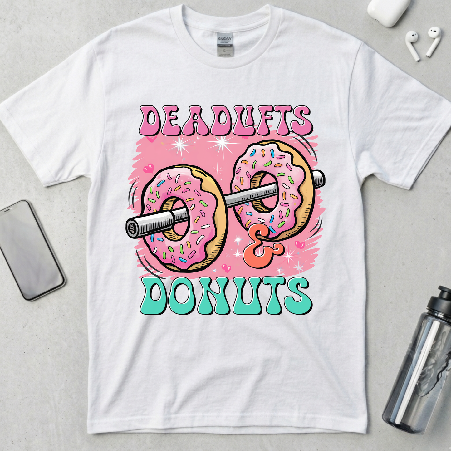 Deadlifts & Donuts T-Shirt