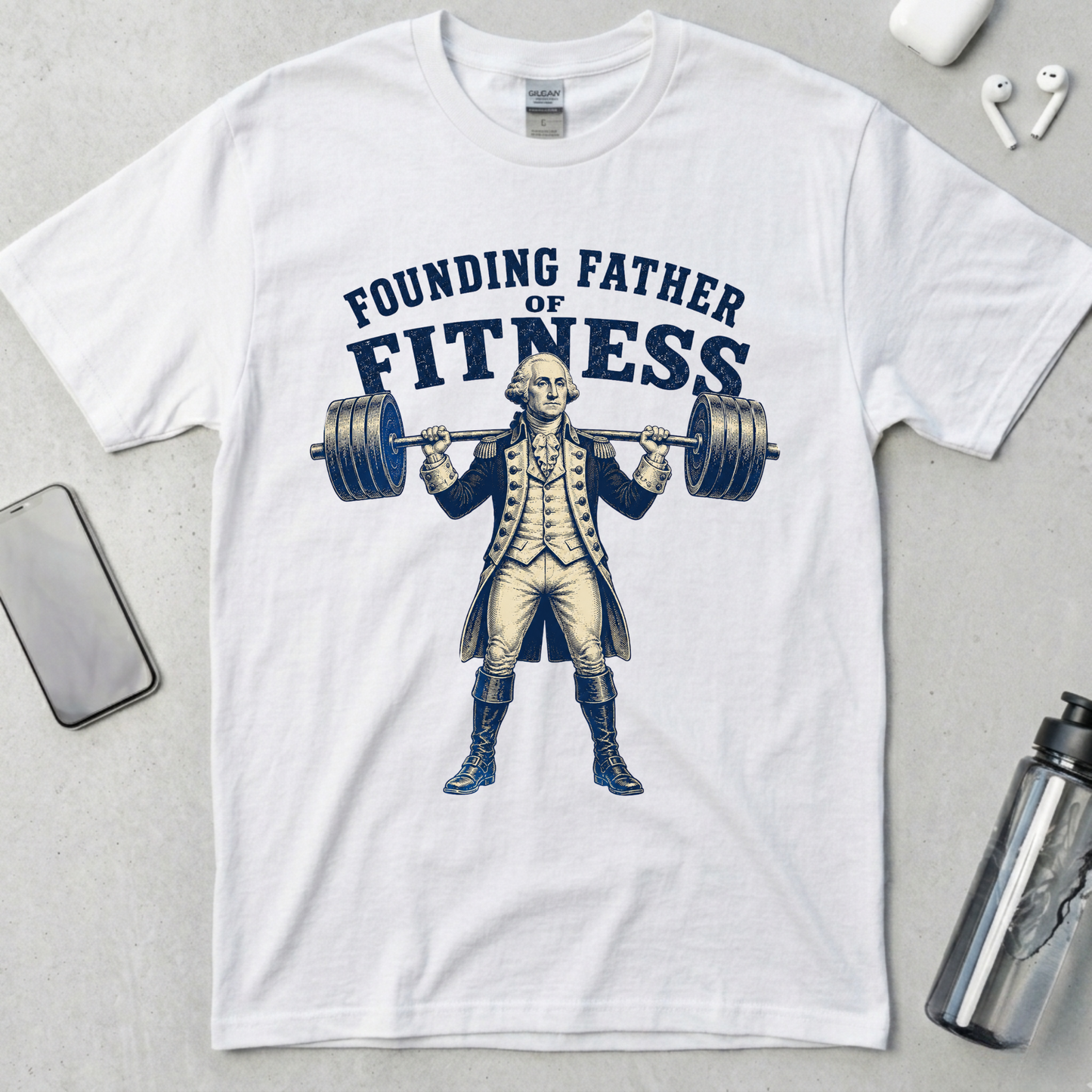Founding Father of Fitness Washington T-Shirt